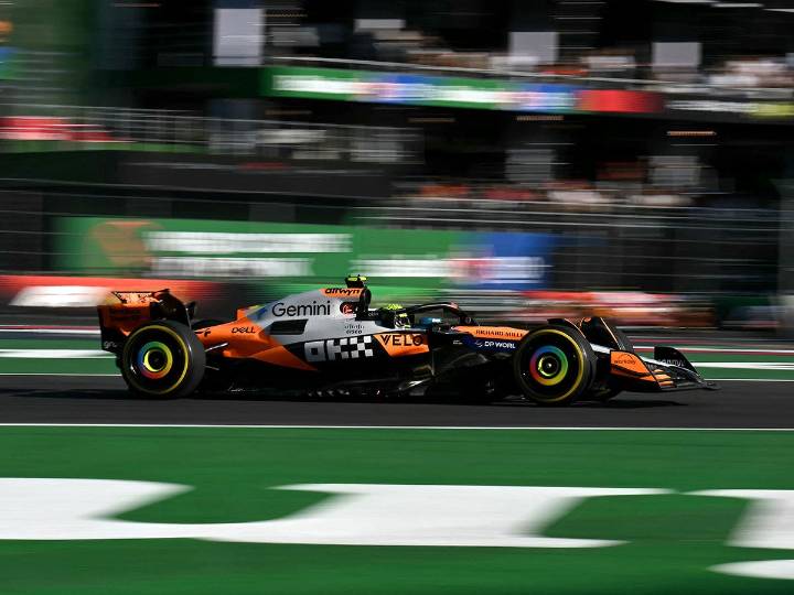 Lando Norris es el más rápido de la P3 del GP de México