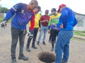 HidroBolívar saneó sistema de aguas servidas en Coquitos II