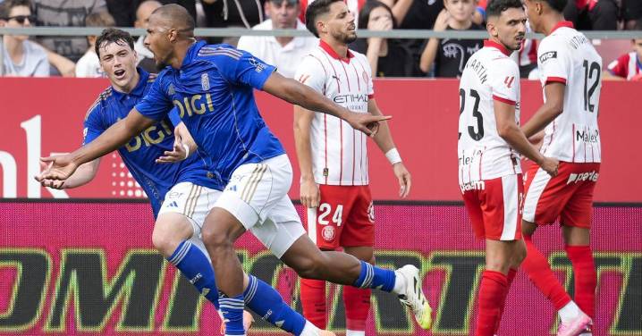 Ni la leyenda Stuani evita que el Girona se envuelva contra el Oviedo
