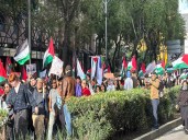 Marcha pro Palestina en Paseo de la Reforma termina con saldo blanco