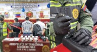 Llevaban drogas ocultas en cornetas y baterías portátiles