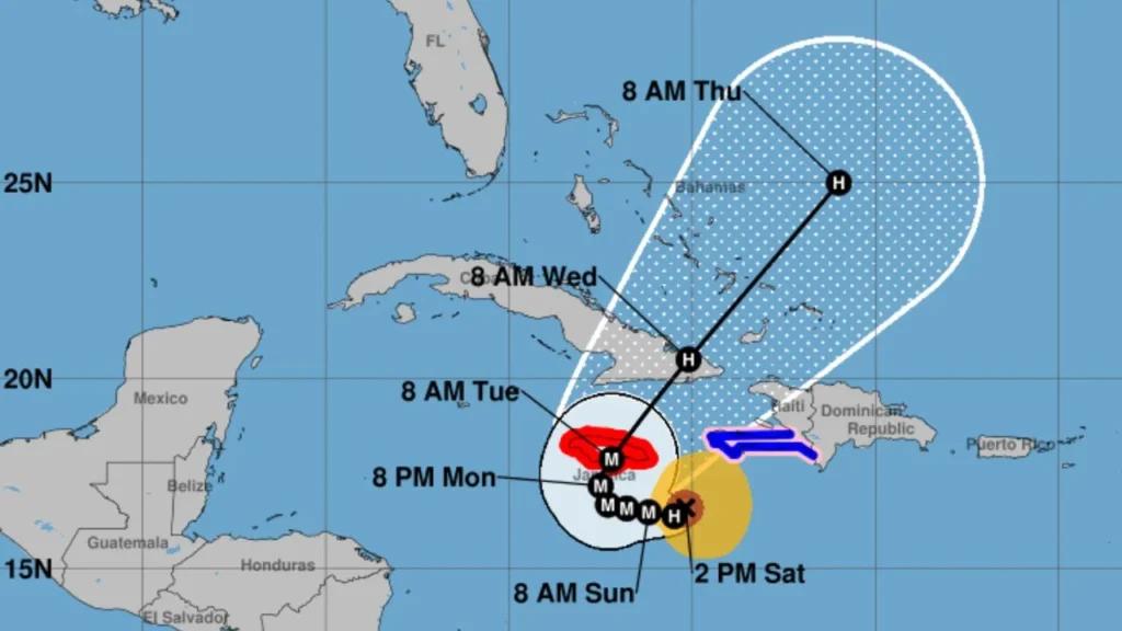Melissa evoluciona a huracán y deja víctima mortal en República Dominicana