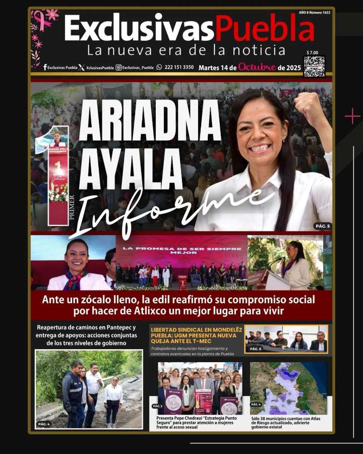 Portada Puebla 14 Octubre
