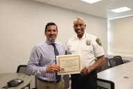 Suffolk County Sheriff Honors Central Islip Principal Anthony Coggiano