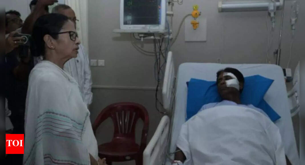 Bengal BJP MP attacked: Mamata visits injured Khagen Murmu in hospital; assures full support
