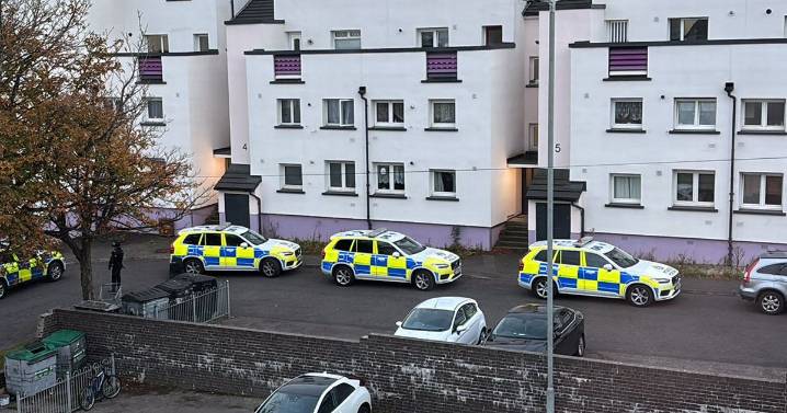 Huge Edinburgh police response at housing estate after reports of 'man with weapon'