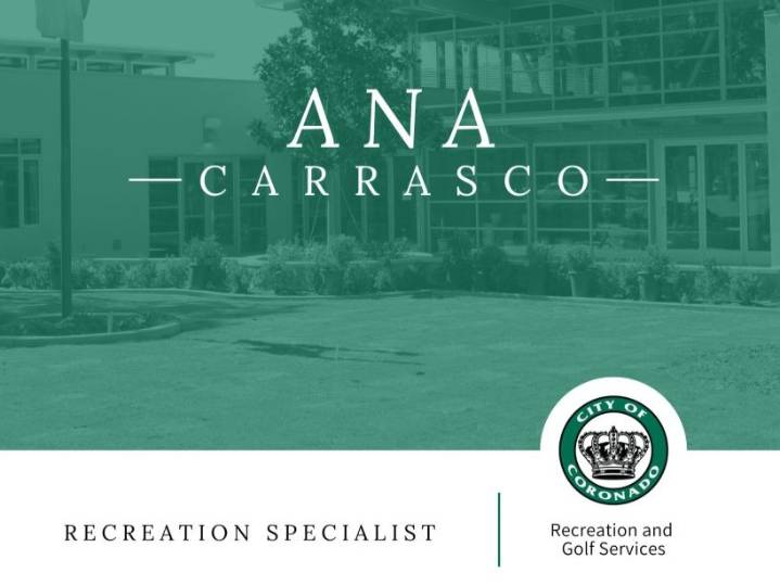 Faces of Recreation Services: Ana Carrasco