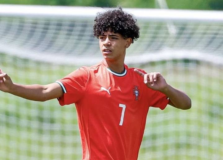 Debuta Cristiano Jr. con Portugal Sub 16