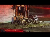 Officer in critical condition after fiery crash in Atlanta