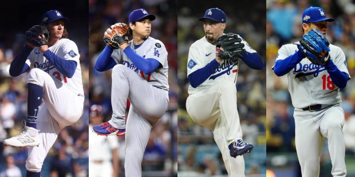 Dodgers starting pitchers healthy for 2025 World Series
