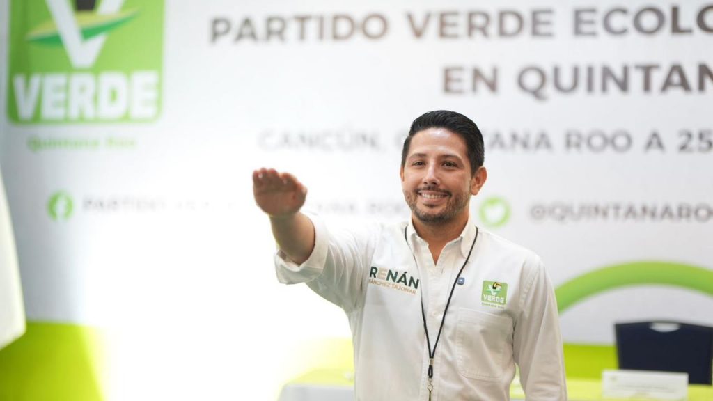 Renán Sánchez Tajonar refrenda su liderazgo al frente del Partido Verde en Quintana Roo