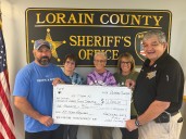 Lorain County Sheriff’s K-9 Unit receives $1,000 donation from Partners with Paws