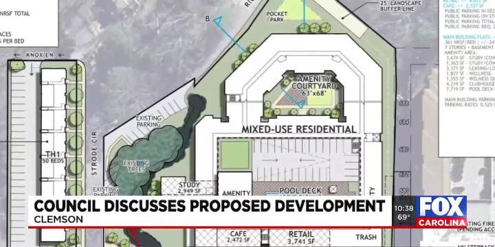 Clemson City Council discusses new development