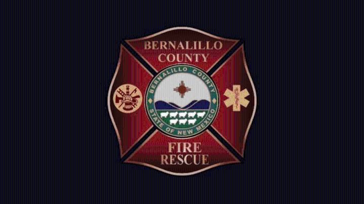 Bernalillo County Fire and Rescue crews handing out candy in "Operation Boo"