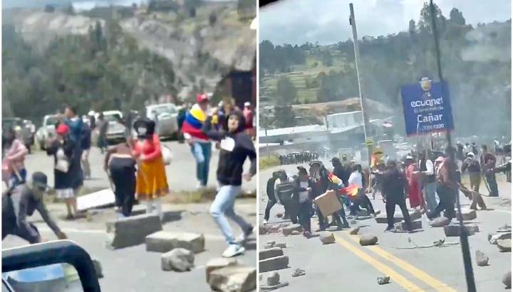 Con palos y piedras atacan a comitiva del Presidente Noboa en Ecuador: Gobierno denuncia "terrorismo e intento de asesinato"