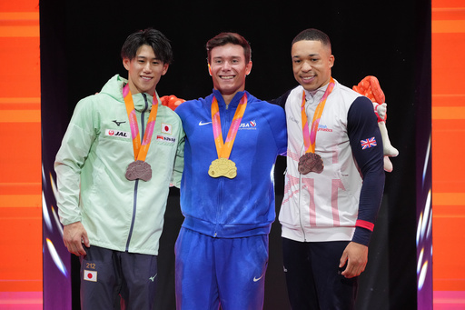 El estadounidense Brody Malone cierra el Mundial de Gimnasia con oro en barra fija
