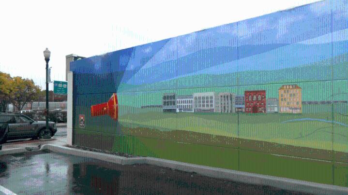 Mural brings color to redeveloped Downtown Altoona