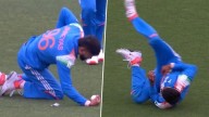 Cricket Shreyas Iyer Injury Video Clip: Watch Exact Moment When Indian Cricketer Suffered Spleen Laceration While Taking Catch in IND vs AUS 3rd ODI 2025