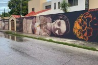 Imponente mural de 80 metros en Mérida rinde homenaje a los difuntos por el Día de Muertos