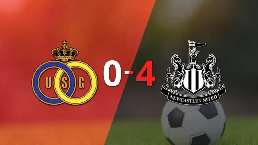 Champions League: Doblete de Anthony Gordon en la goleada 4-0 de Newcastle United frente a U. Saint