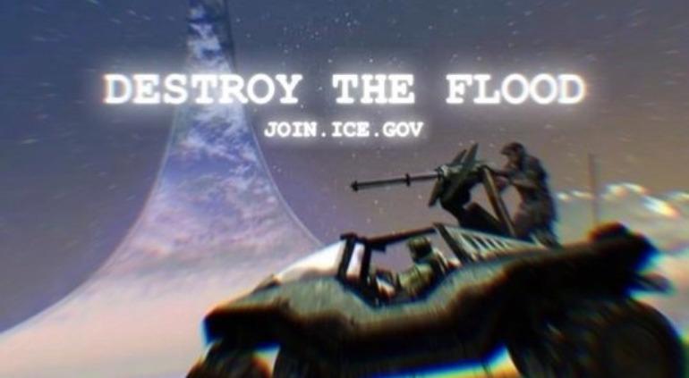 Lanzó ICE campaña de reclutamiento inspirada en “Halo”