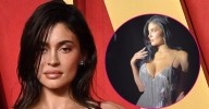 Kylie Jenner Rocks Low-Plunging Dress During Paris Fashion Week: Hot Photos