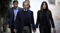 Former French President Nicolas Sarkozy arrives at prison to start five