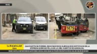 Desconocidos quemaron dos mototaxis en San Martín de Porres