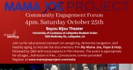 Mama Joe Project hosts Community Engagement Forum at UL Lafayette