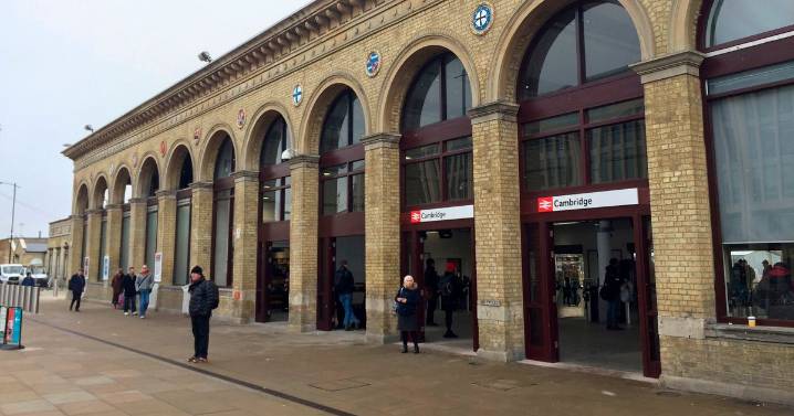 Cambridge trains cancelled live updates after person struck by train