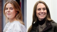 This retro Kate Middleton coat and high heels combo is so on