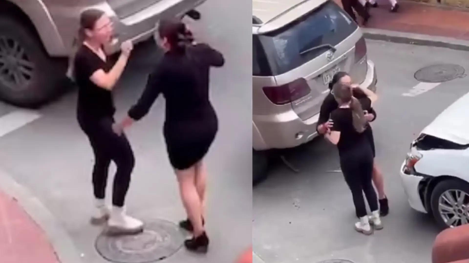 La aplaudida reacción de dos mujeres tras sufrir un accidente de tráfico