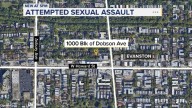 Attempted sexual assault suspect attacks woman in 1000-block of Dobson Avenue in Evanston, Illinois: police department