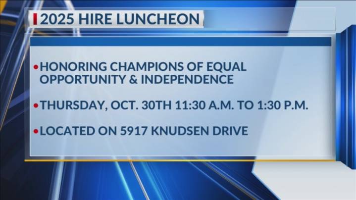 Honoring Champions of Equal Opportunity and Independence luncheon set for Thursday