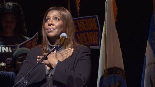 New York AG Letitia James says she's 'totally innocent' of fraud charges