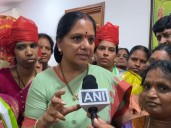 K Kavitha begins padyatra from Nizamabad
