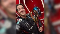 George Russell wins F1’s Singapore GP as McLaren secures constructors’ title