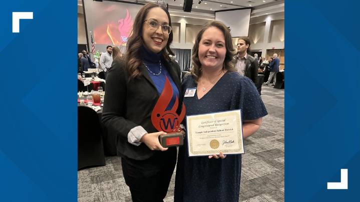Temple High School CTE program honored with Phoenix Award from Workforce Solutions of Central Texas