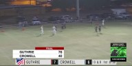 Guthrie now 6-2 with 76-40 victory at Crowell