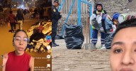 Joven muestra en TikTok prendas donadas a víctimas del incendio en Pamplona Alta regadas en la calle