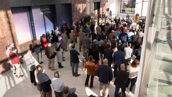 Photos: Ribbon cutting ceremony at Docking State Office Building