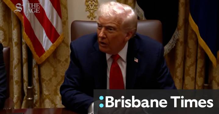 Trump scolds Australian reporter
