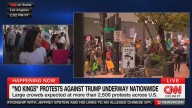 CNN Reporter Sees ‘A Lot’ of Mexican Flags at LA No Kings Rally