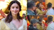 'Aaram Se': Alia Bhatt Fan Misbehaves With Her, Forcibly Tries To Take Selfie After Visiting Durga Puja Pandal In Mumbai