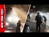 Israeli Police DOUSE Orthodox Draft Protesters With Water Cannons