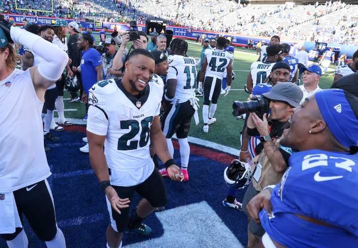 Eagles live updates: QB Jaxson Dart, Giants jump out to early lead