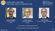 Nobel Prize in Chemistry 2025 awarded to Susumu Kitagawa, Richard Robson, Omar Yaghi