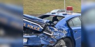 Michigan State trooper, 2 others hurt after SUV crashes into patrol car