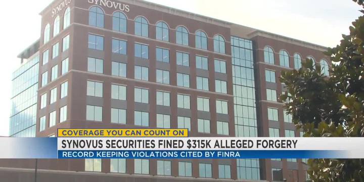 Synovus to pay $315k fine over claims of forgery, falsification of e