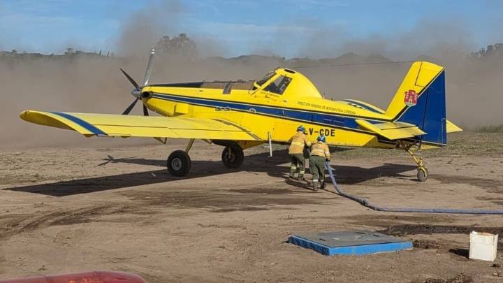 Córdoba: un incendio activo en el Valle de Traslasierra quemó más de mil hectáreas
